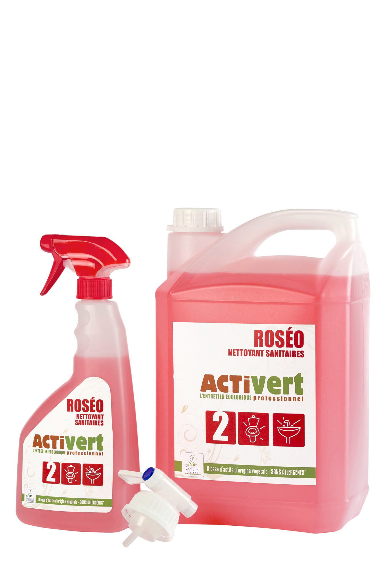 ROSEO - NETTOYANT DÉTARTRANT DÉSODORISANT - ACTIVERT 5 L