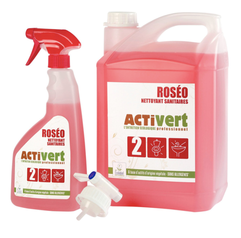 ROSEO - NETTOYANT DÉTARTRANT DÉSODORISANT - ACTIVERT 750 ML