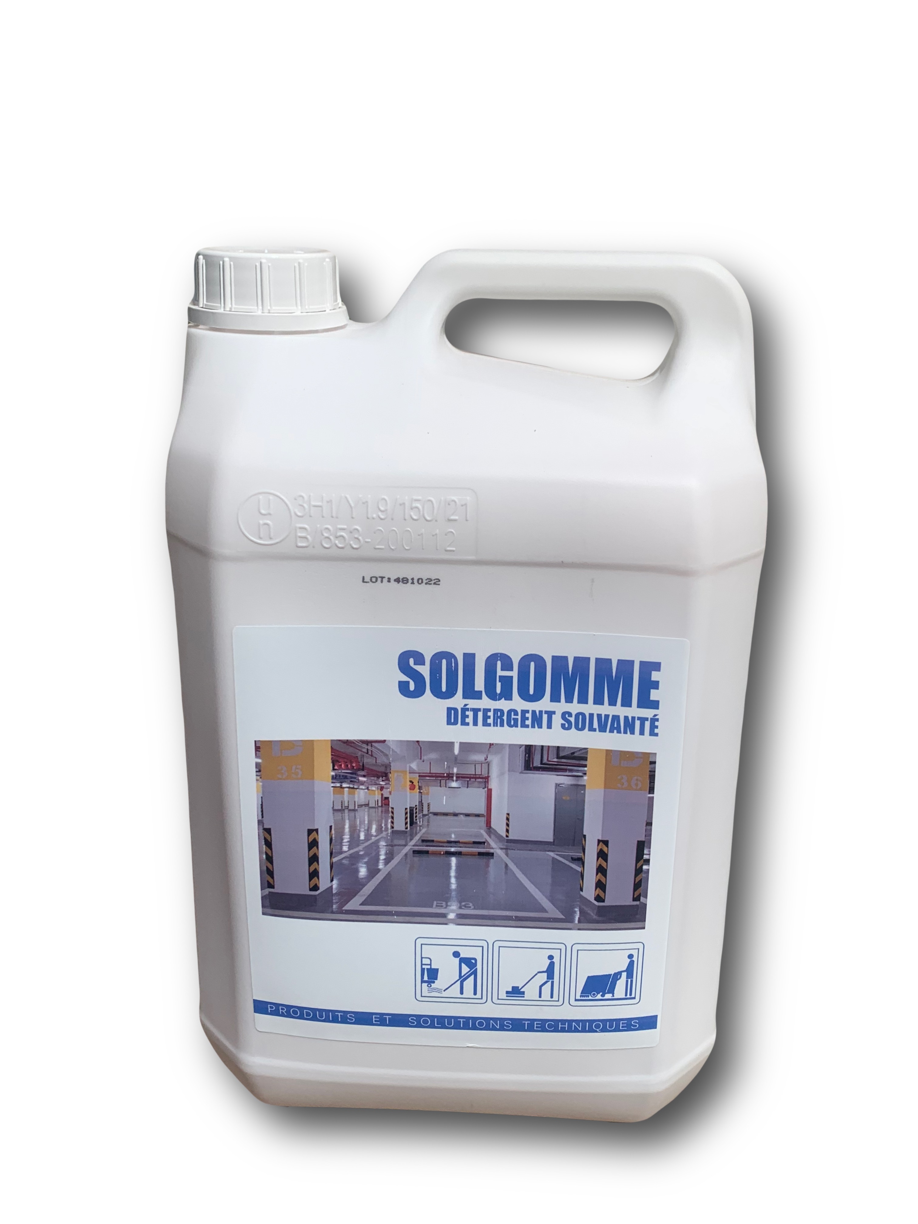 SOLGOMME - DÉTERGENT SOLVANTÉ - 5 L